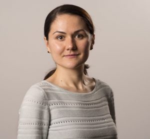 Head and shoulders photo of research assistant Evgeniya Plotnikova